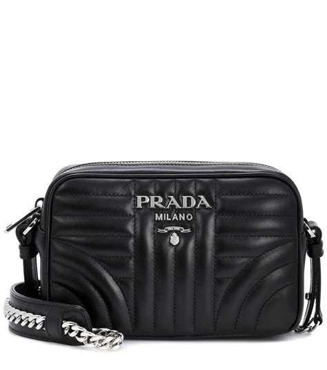 prada black diagramme leather cross body bag|Prada bag crossbody sale.